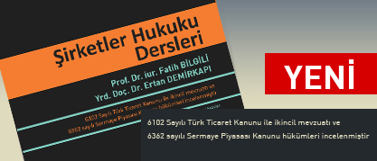 Şirketler Hukuku Dersleri